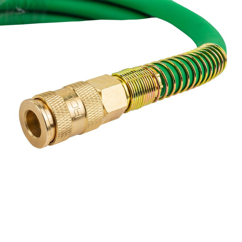 Шланг воздушный резиновый армированный с быстросъемами 10*16мм*15м ROCKFORCE RF-AHC-52G Одесса - изображение 4