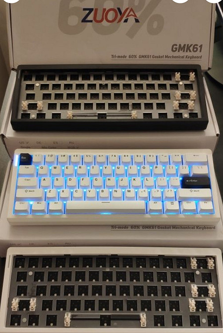 60% Беспроводная механическая аккумуляторная игровая основа GMK61, GMK67 Киев - изображение 8