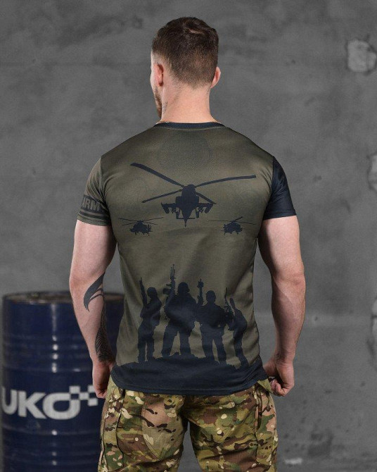 Футболка Військова Тактична Потовідвідна Армійська Oblivion Panisher Soldiers Олива Одеса - фото 7