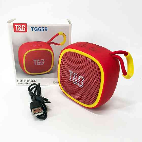 Bluetooth колонка с функцией радио TG659, Уличная блютуз колонка с громким звуком IO-60 Львов