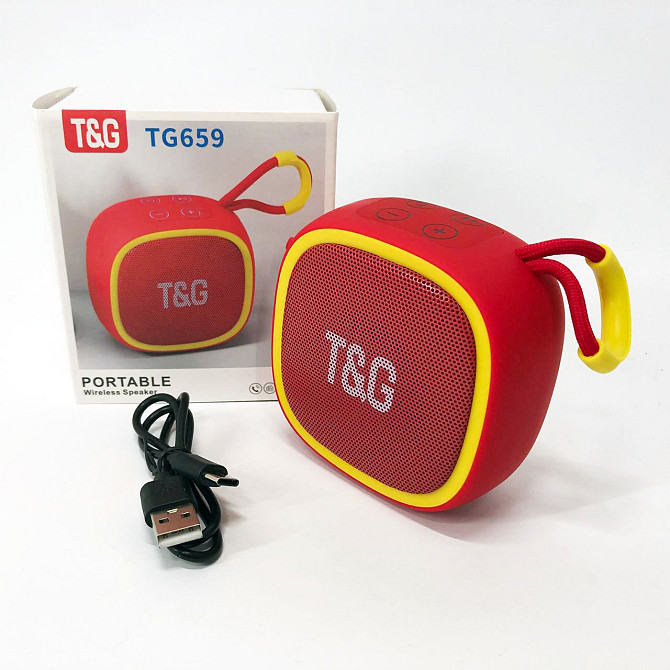 Bluetooth колонка с функцией радио TG659, Уличная блютуз колонка с громким звуком IO-60 Львов - изображение 5