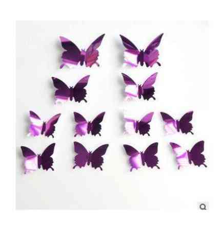Дзеркальні фіолетові метелики - 12шт. Київ
