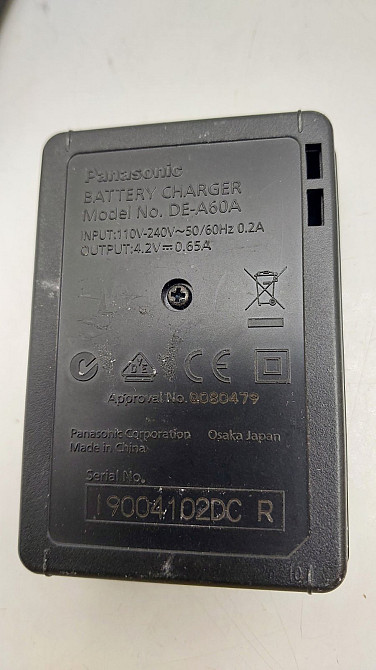 Оригінальний зарядний пристрій Panasonic Lumix DE-A60 Battery Charger (товар вживаний) Луцьк - фото 4