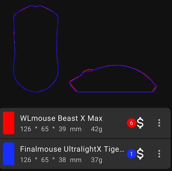 Міш WLmouse BeastX MAX Black / Mouse. Київ