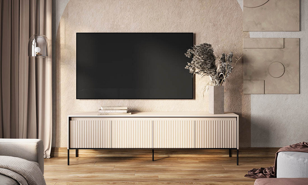 Тумба ТB 4-дв Trend TR-06 з підсвіткою бежевий Київ - фото 8