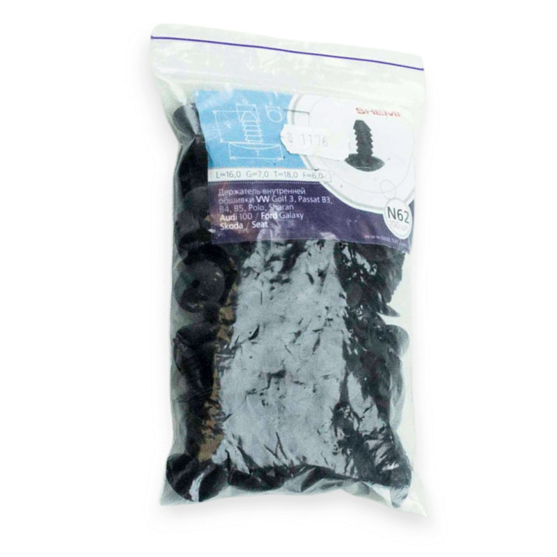 Кліпса вн.обш. Фольцваген , AUDI, Сеат (відп.6.0, шл.17, дл.16) (100шт) №62 Мукачево - фото 1