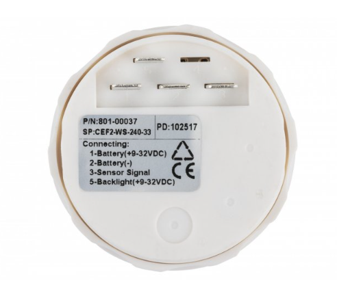 Універсальний Цифровий Датчик Палива / Рідини Ecms (Білий) 52 Мм Опір 33-240 Ом 12-Вольтовий Київ - фото 2