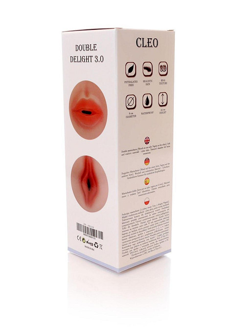 Мастурбатор - Cleo Double Delight 3.0 Masturbator Cup Sex Aura Киев - изображение 10