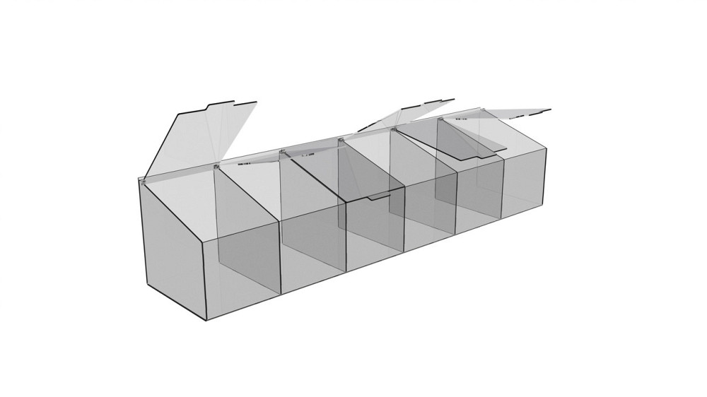 Диспенсер EKOSTAR для мармеладов, снеков, орехов 6 ячеек Киев - изображение 4