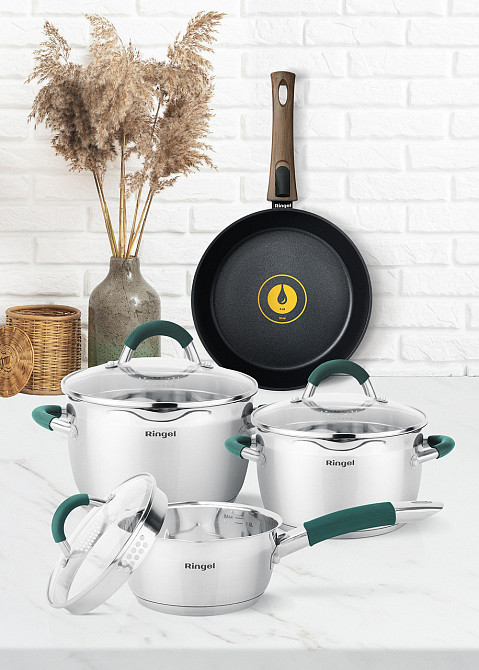 Каструля RINGEL Expert 20 см 3.5л (6723691) Киев - изображение 6