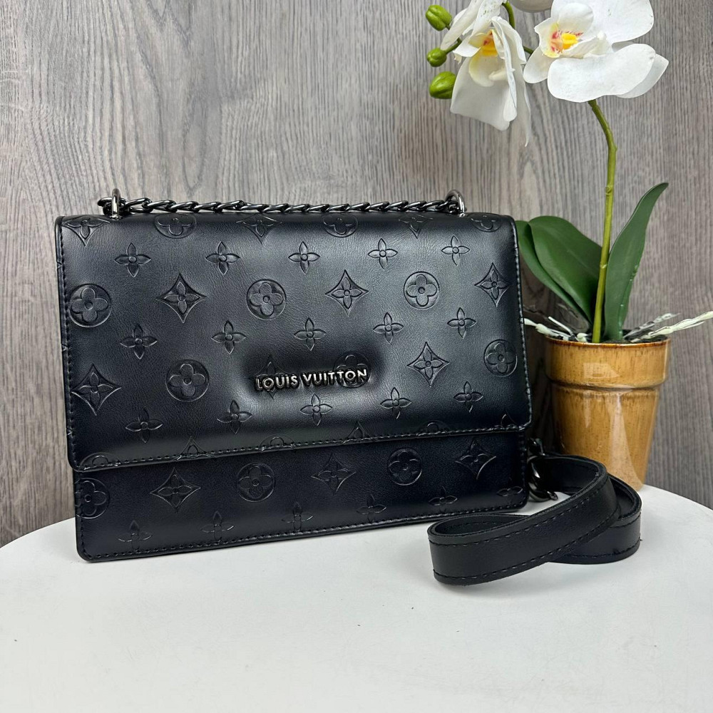 Стильна жіноча міні сумка на плече з тисненням стиль Louis Vuitton ( 29531 ) Харьков - изображение 1