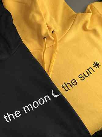 Парні толстовки з капюшоном для хлопця та дівчини! The moon\ The sun Чернівці