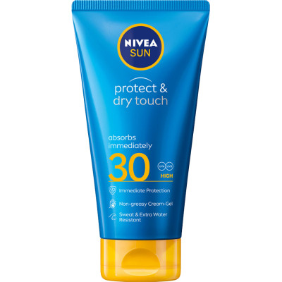 Средство от загара Nivea Sun Солнцезащитный крем-гель Защита и лёгкость SPF 30 175 мл (4005900702579) Винница - изображение 1