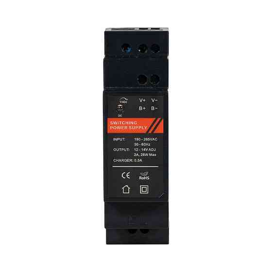 Джерело безперебійного живлення Kraft PSU-1202DIN(P) з кріпленням на DIN-рейку (43-00106) Киев