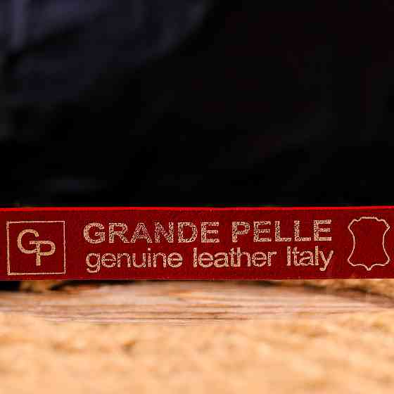 Привабливий жіночий ремінь із натуральної шкіри Grande Pelle 21445 Червоний Київ