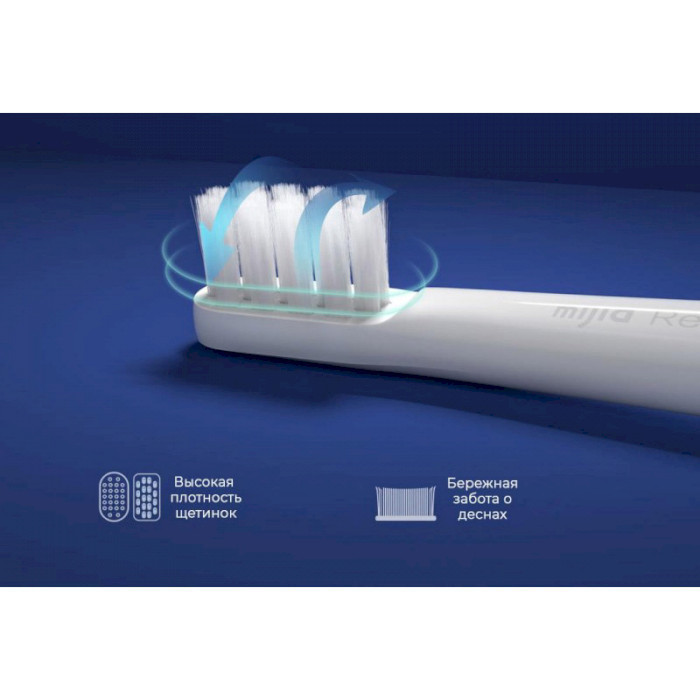 Звукова електрична зубна щітка Xiaomi MiJia Sonic Electric Toothbrush T100 Blue (Синя) Чернівці - фото 3