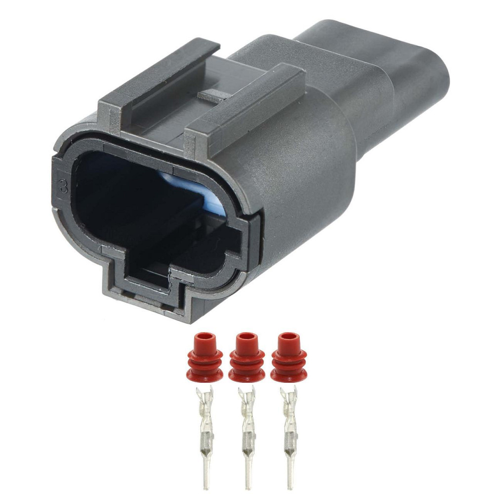 Разъем коннектор 3-кон., 7222-7730-47157-7738, PB011-03327, YAZAKI, KUM, YAZAKI, KUM, YAZAKI, Hyundai, Kia, Mitsubishi Киев - изображение 1