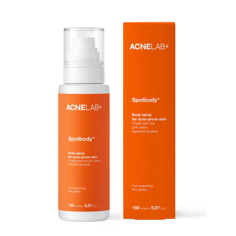 Спрей для тела для кожи склонной к акне Spotbody Body spray for acne-prone skin ACNELAB+ 150 мл Киев - изображение 14