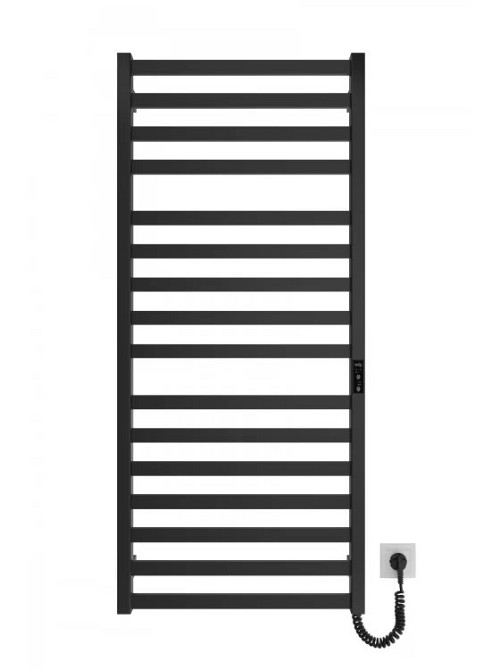Электрический полотенцесушитель HF Oxford 1170х530 TR K черный мат Киев - изображение 3