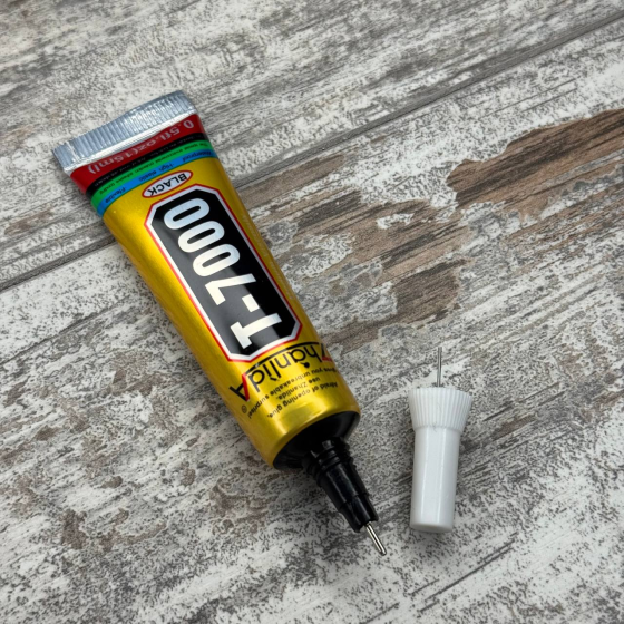 Клей промисловий T-7000 15 мл чорний для тачскрінів і дисплеїв смартфонів Київ