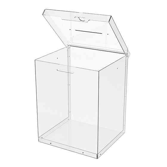 Ящик EKOSTAR с замком для пожертвований и сбора денег 200x180x250. Объем 9 литров Киев