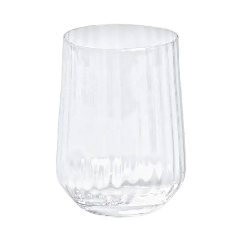 Набір склянок ребристих 6 штук по 450 мл прозорий HP98 Коломыя - изображение 3