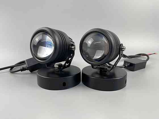 Фари-лінзи LED протитуманні (комплект 2 шт.), 1 фара — 26W реальних ватів, 2 шт. — 52W реальних, 3 дроти Мукачево