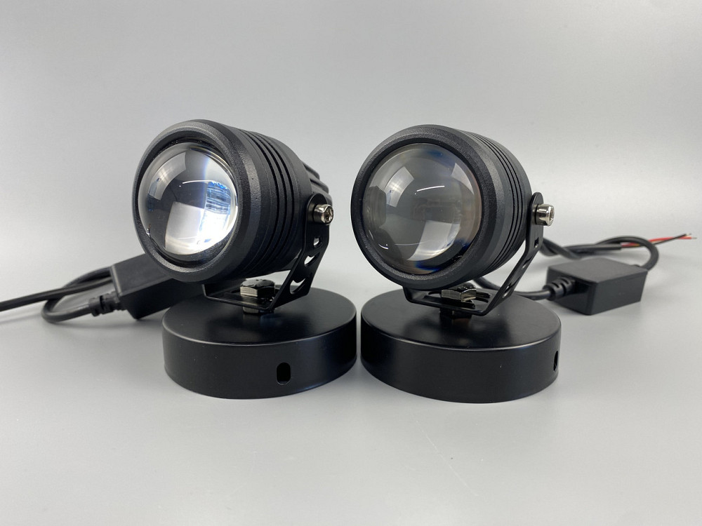 Фари-лінзи LED протитуманні (комплект 2 шт.), 1 фара — 26W реальних ватів, 2 шт. — 52W реальних, 3 дроти Мукачево - фото 3