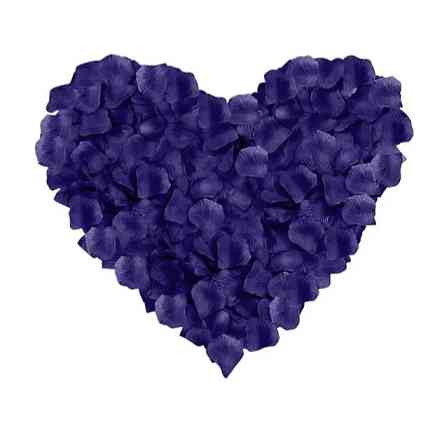 Лепестки роз искусственные 100 штук 45 на 45 мм фиолетовый Киев