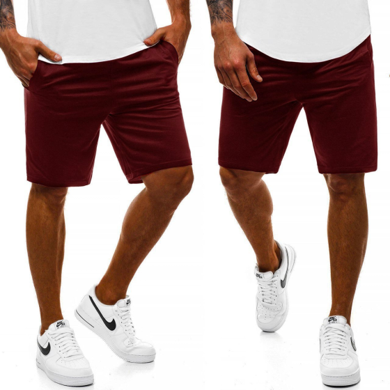 Шорти чоловічі трикотажні Бордовий L Харків