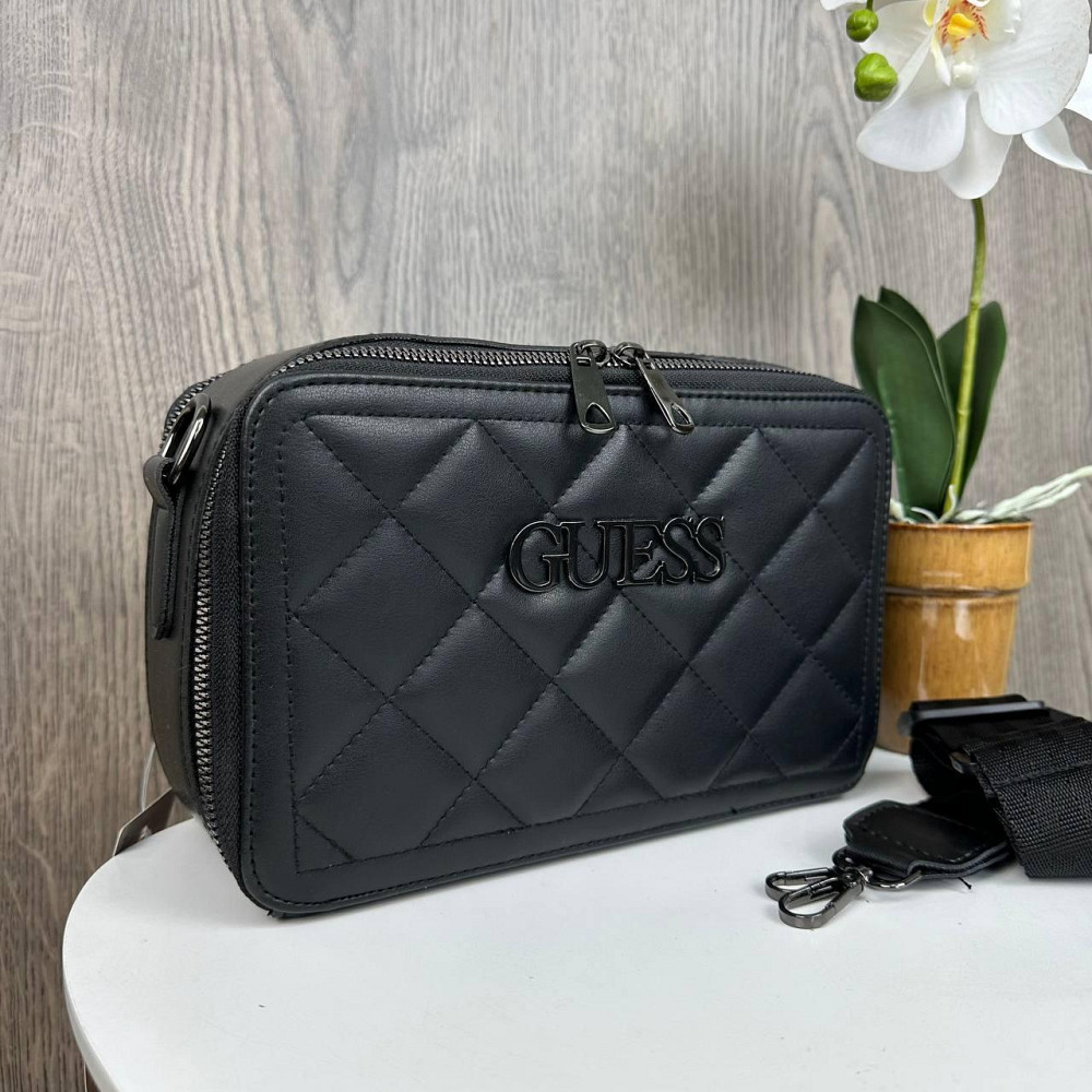 Каркасна жіноча міні сумочка стьобана, сумка для дівчат стиль Guess ( 23972 ) Харків - фото 9