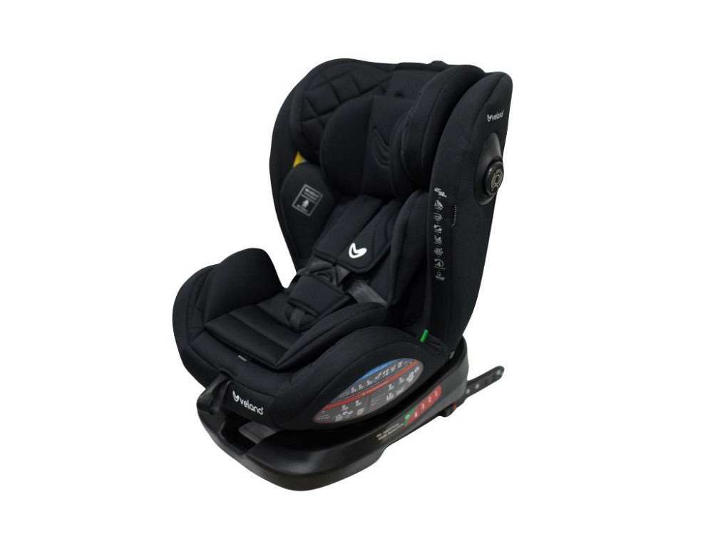 Автокресло VELANO Aura 360° i-Size 40-150 см, ISOFIX, black Киев - изображение 3