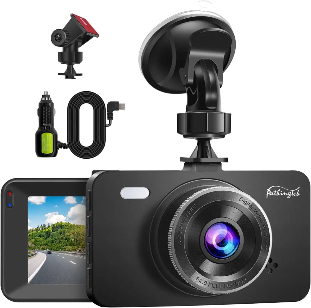 Автомобильный видеорегистратор Pathinglek Dash Cam A7 Full HD 1080P — Автокамера 3