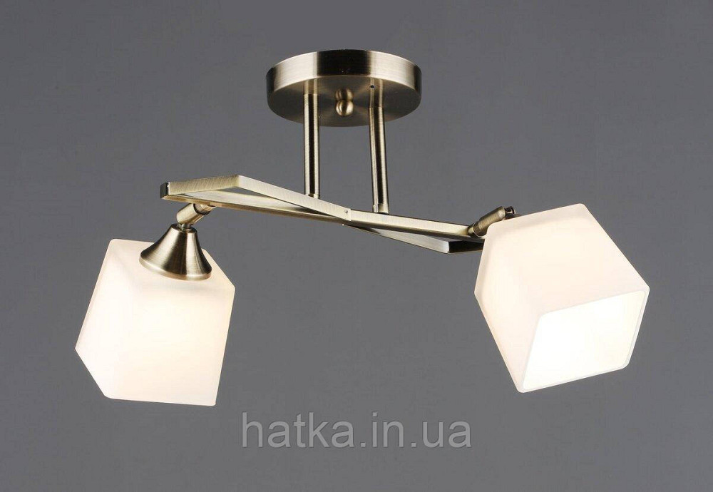 Люстра стельова VALESO B N6651/2 AB на 2 плафони Київ - фото 1