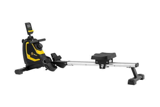 Гребний тренажер Besport BS-6032R SWIMMER магнітний чорно-жовтий Київ