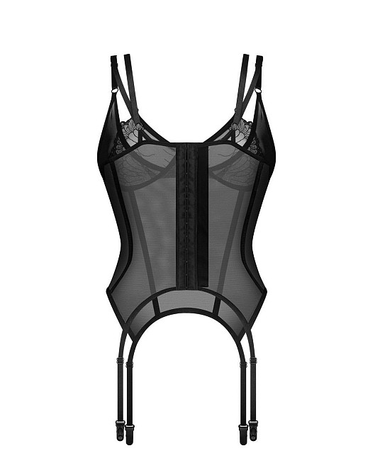 Корсет Obsessive Arrowel Black corset S/M Sex Aura Київ - фото 2