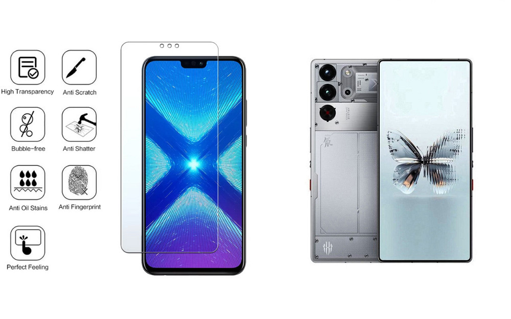 Захисне скло NeoGlass для ZTE REDMAGIC 10 Pro, 10 Pro+ – надпрозоре та стійке Київ - фото 4