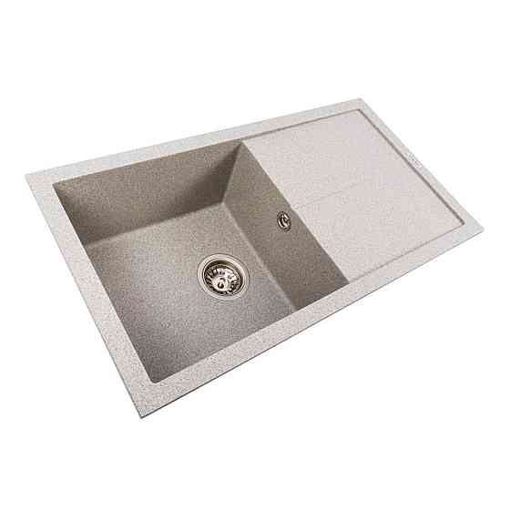 Гранітна мийка для кухні VALESO SOLID 7843 матова Сірий Коломыя