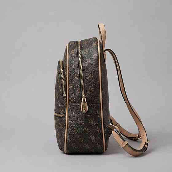 Жіночий брендовий рюкзак Guess (9533) коричневий Київ