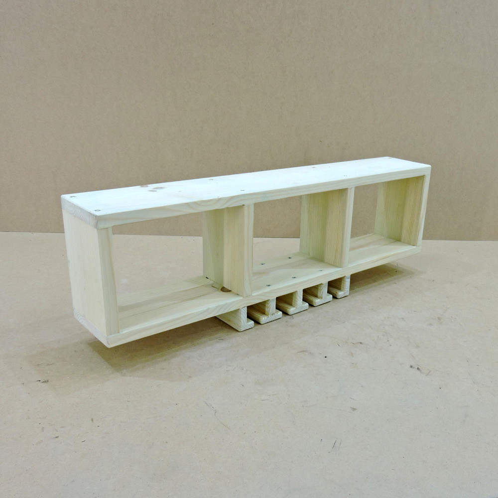 Полиця настінна "Тринідад 3" бланже Миколаїв - фото 1