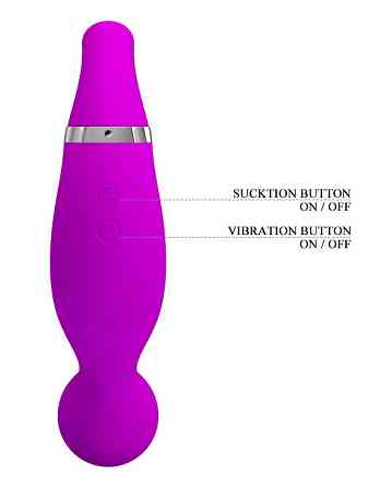Вибростимулятор с вакуумной стимуляцией ROMANCE - Pecker, MC22 Sex Aura Киев