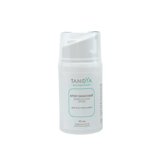 Крем захисний універсальний SPF30 для всіх типів шкіри TanoYA 50 мл Дніпро