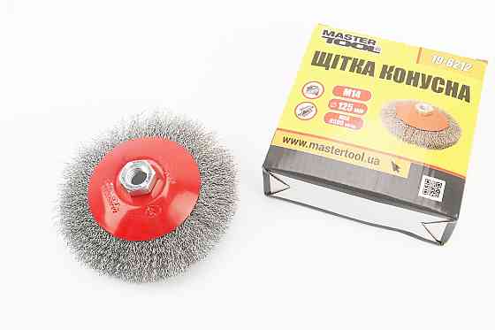Щітка конусна М14 D-125мм з рифленого дроту 19-8212 Київ