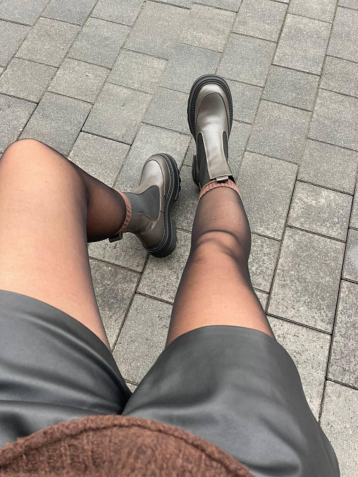 Без бренда Черевики жіночі KATI SHOES 314 коричневі (зима, шкіра натуральна) (5732) 38 Коломия - фото 2