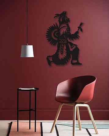 Индеец – Деревянный декор на стену Киев