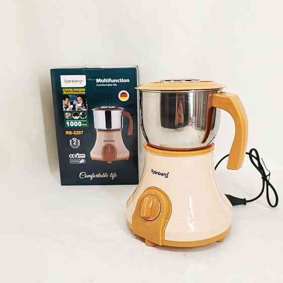 Кофемолка для кофе и сахара Rainberg RB-2207, Кофемолка электрическая 250вт електрическая ON-89 Львов