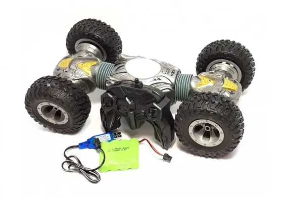 Машинка перевертыш на радиоуправлении Overlord 2488 Серый Коломыя