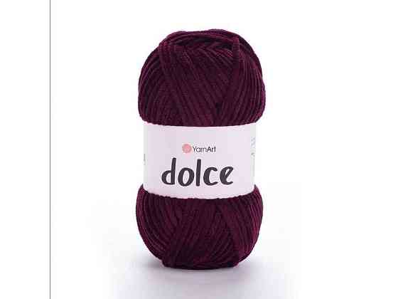 Пряжа Dolce темна фуксія 100% мікрополіестр 120м 100г 5шт/уп 780 ТМ YarnArt Київ