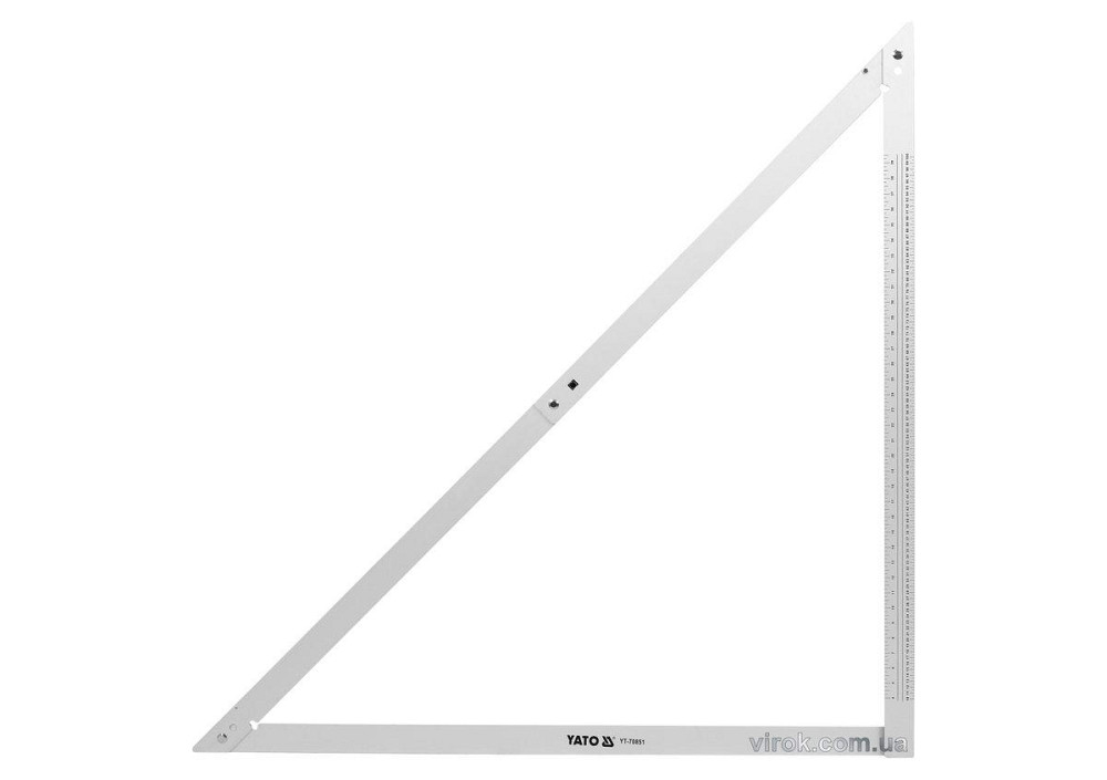 Кутник алюмінієвий, для будівельних робіт, складаний YATO, 1220 х 1720 х 1220 мм [10] Одеса - фото 1