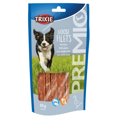 Лакомство для собак Trixie Premio Goose Filets филе гуся 65 г (4011905318097) Винница - изображение 1